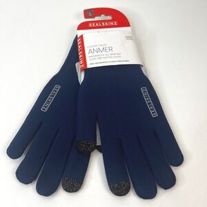 SEALSKINZ Anmer Waterproof All Weather Ultra Grip Knitted Glove Royal Blue Large